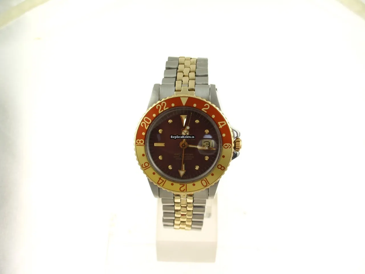 Mind-boggling Knockoff Rolex Gmt-master 1675 Caliber 1570 Automatic Movement 40mm Gold/steel Case Mens/unisex Watch - Image 2