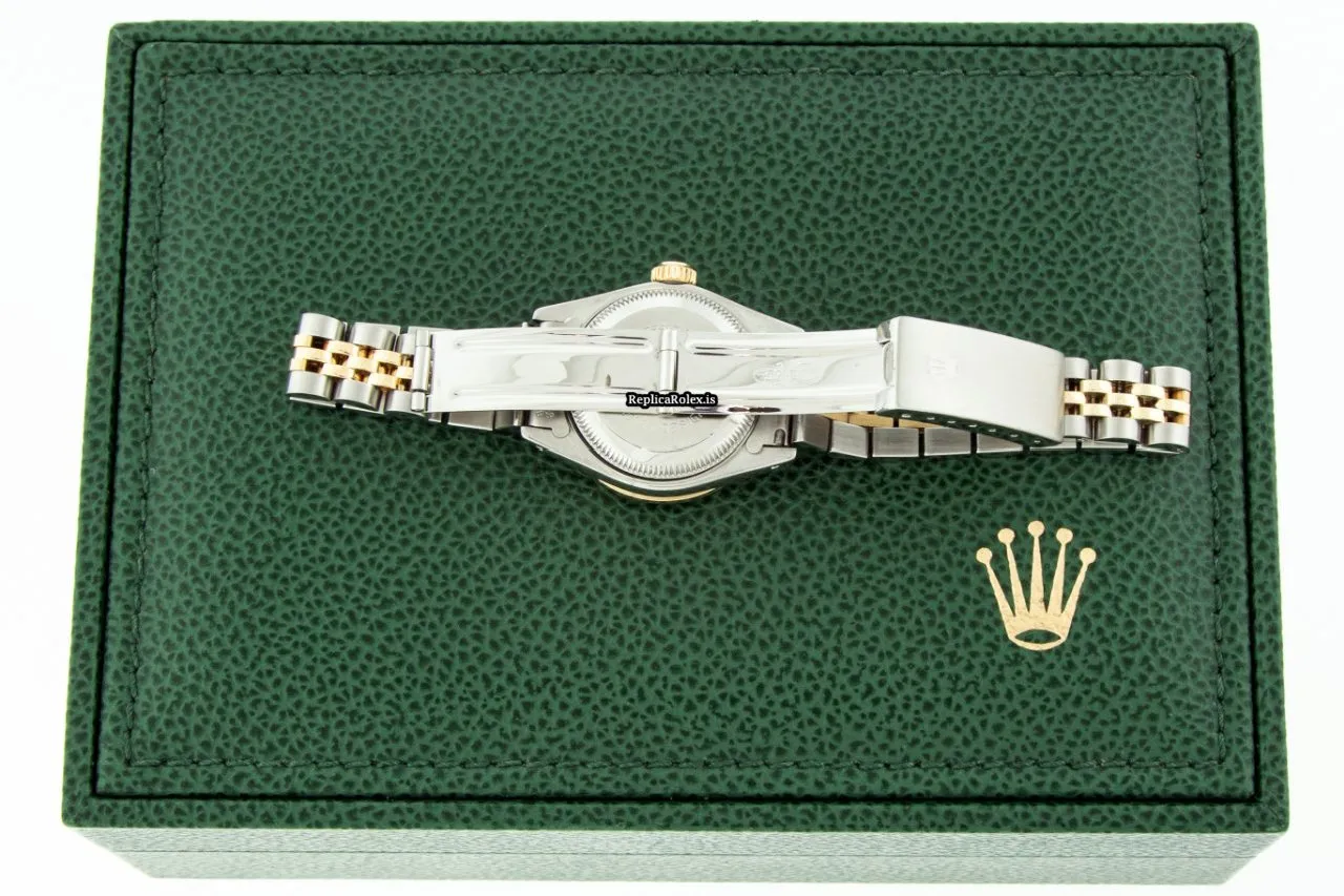 Fabulous Replicas Rolex Lady-datejust 69173 Caliber 2135 Automatic Movement 26mm Gold/steel Case Womens Watch - Image 10