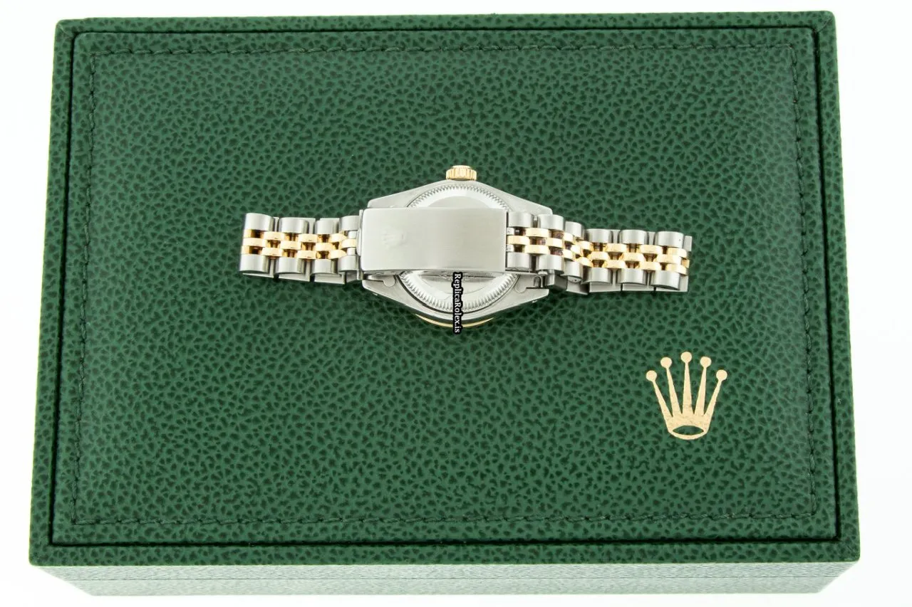 Fabulous Replicas Rolex Lady-datejust 69173 Caliber 2135 Automatic Movement 26mm Gold/steel Case Womens Watch - Image 9
