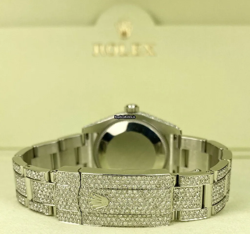 Lovely Fake Rolex Oyster Perpetual 31 177200 Caliber 2231 Automatic Movement 31mm Steel Case Womens Watch - Image 4