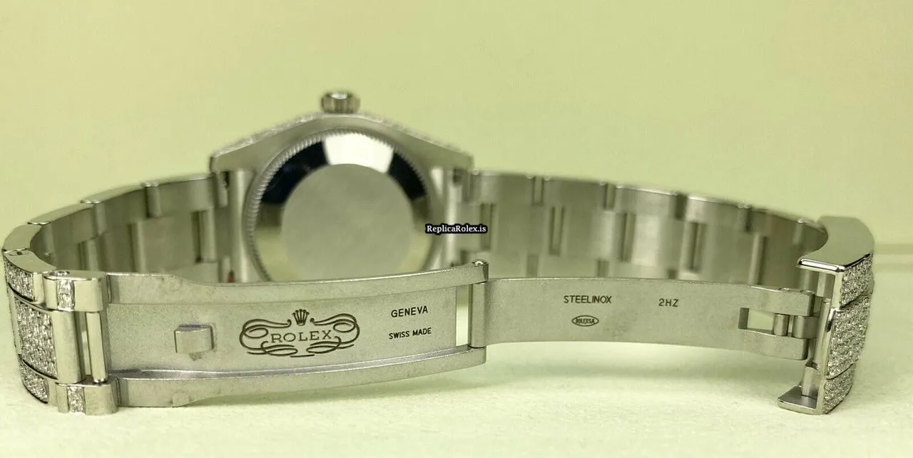 Lovely Fake Rolex Oyster Perpetual 31 177200 Caliber 2231 Automatic Movement 31mm Steel Case Womens Watch - Image 5