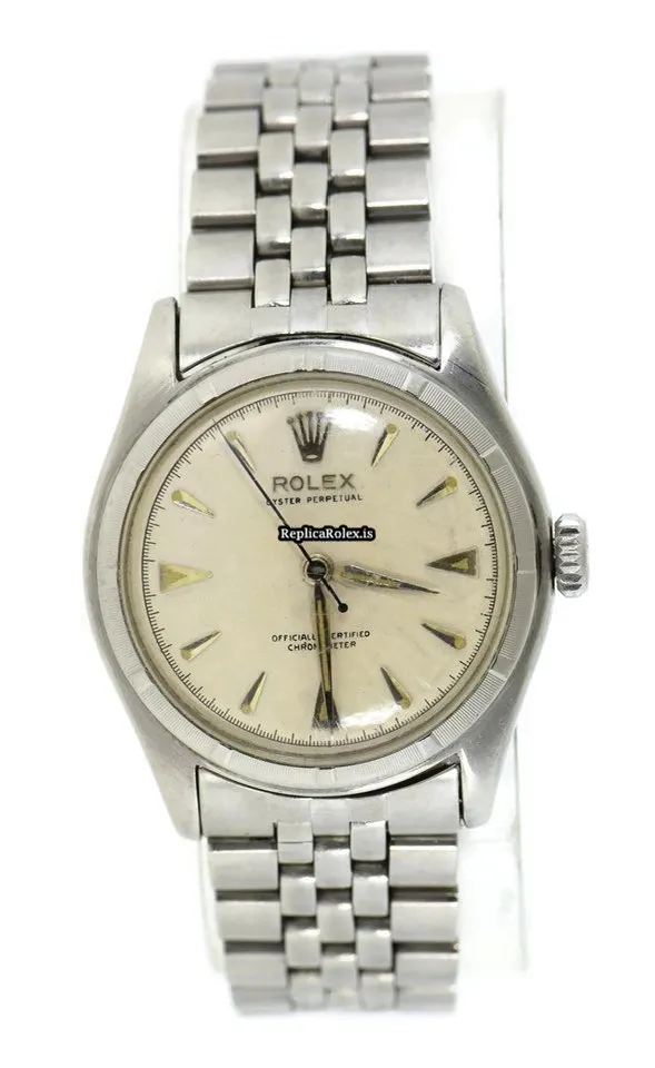 Great Fakes Rolex Bubble Back 6107 Automatic Movement 34mm Steel Case Mens/unisex Watch