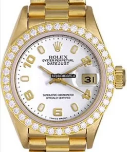 Neat Replica Rolex Lady-datejust 6917 Automatic Movement Womens Watch