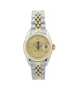 Neat Replica Rolex Lady-datejust 69173 Caliber 2135 Automatic Movement 26mm Gold/steel Case Womens Watch