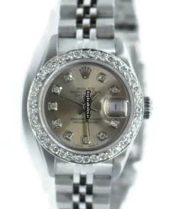 Great Replica Rolex Oyster Perpetual Lady Date 69160 Caliber 2135 Automatic Movement 26mm Steel Case Womens Watch