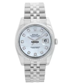 Appealing Fake Rolex Lady-datejust 116234 Automatic Movement 36mm Gold/steel Case Mens/unisex Watch