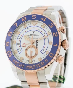 Amazing Replica Rolex Yacht-master II 116681 Caliber 4161 Automatic Movement 44mm Gold/steel Case Mens/unisex Watch