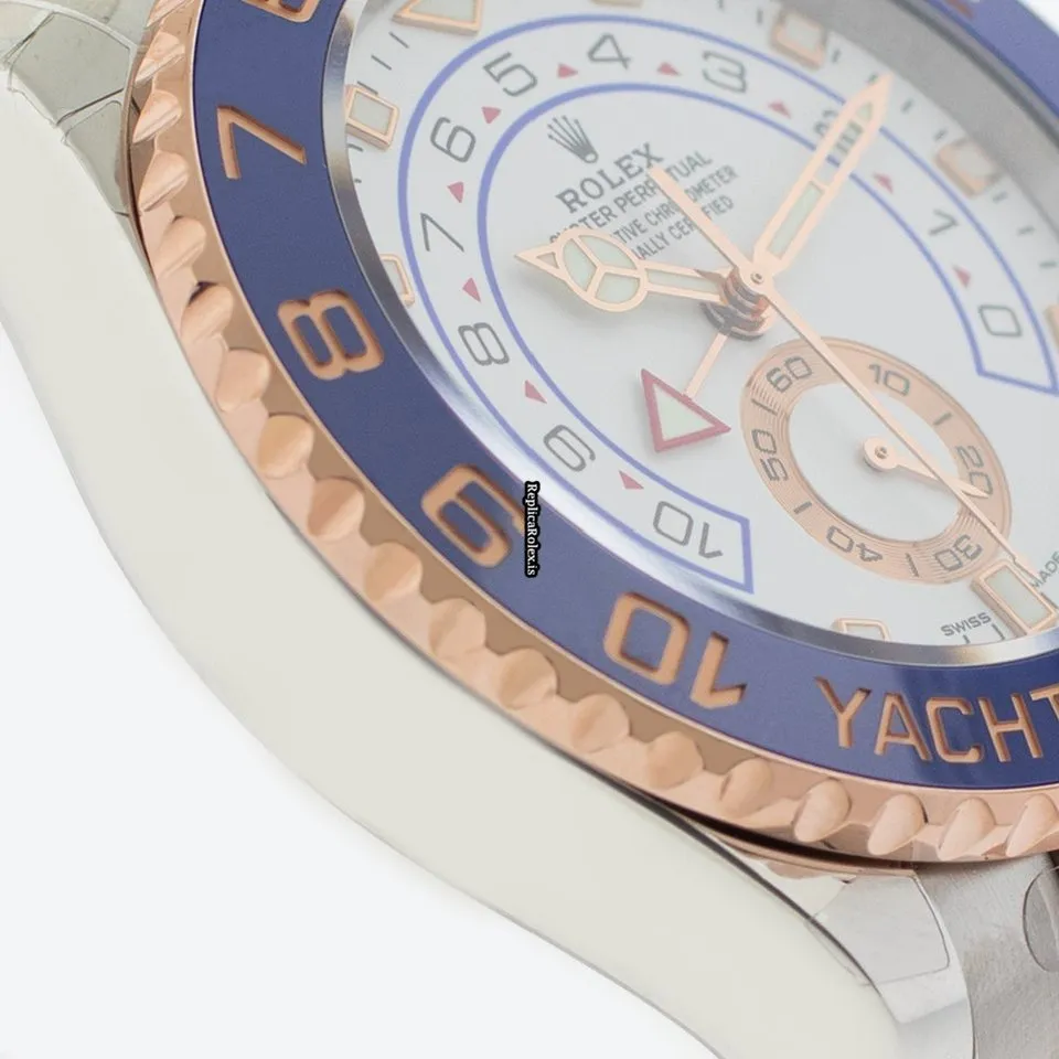 Amazing Replica Rolex Yacht-master II 116681 Caliber 4161 Automatic Movement 44mm Gold/steel Case Mens/unisex Watch - Image 5