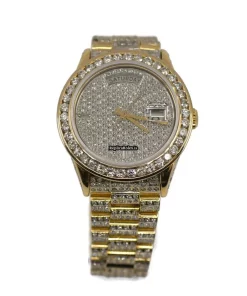 Marvellous Fake Rolex Day-date 36 1803 Caliber 1556 Automatic Movement 36mm Yellow Gold Case Mens/unisex Watch