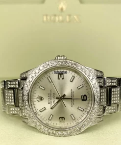 Excellent Fake Rolex Air King 114200 Caliber 3130 Automatic Movement 34mm Steel Case Mens/unisex Watch