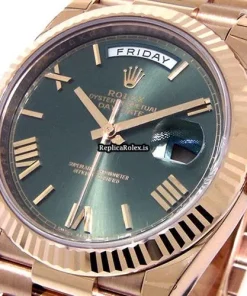 Suitable Fake Rolex Day-date 40 228235 Automatic Movement 40mm Rose Gold Case Mens/unisex Watch