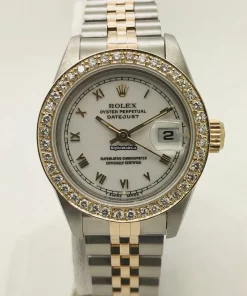 Great Imitation Rolex Lady-datejust 69173 Caliber 2135 Automatic Movement 26mm Gold/steel Case Womens Watch