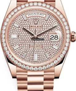 Incredible Replica Rolex Day-date 40 228345rbr Automatic Movement 40mm Rose Gold Case Mens/unisex Watch
