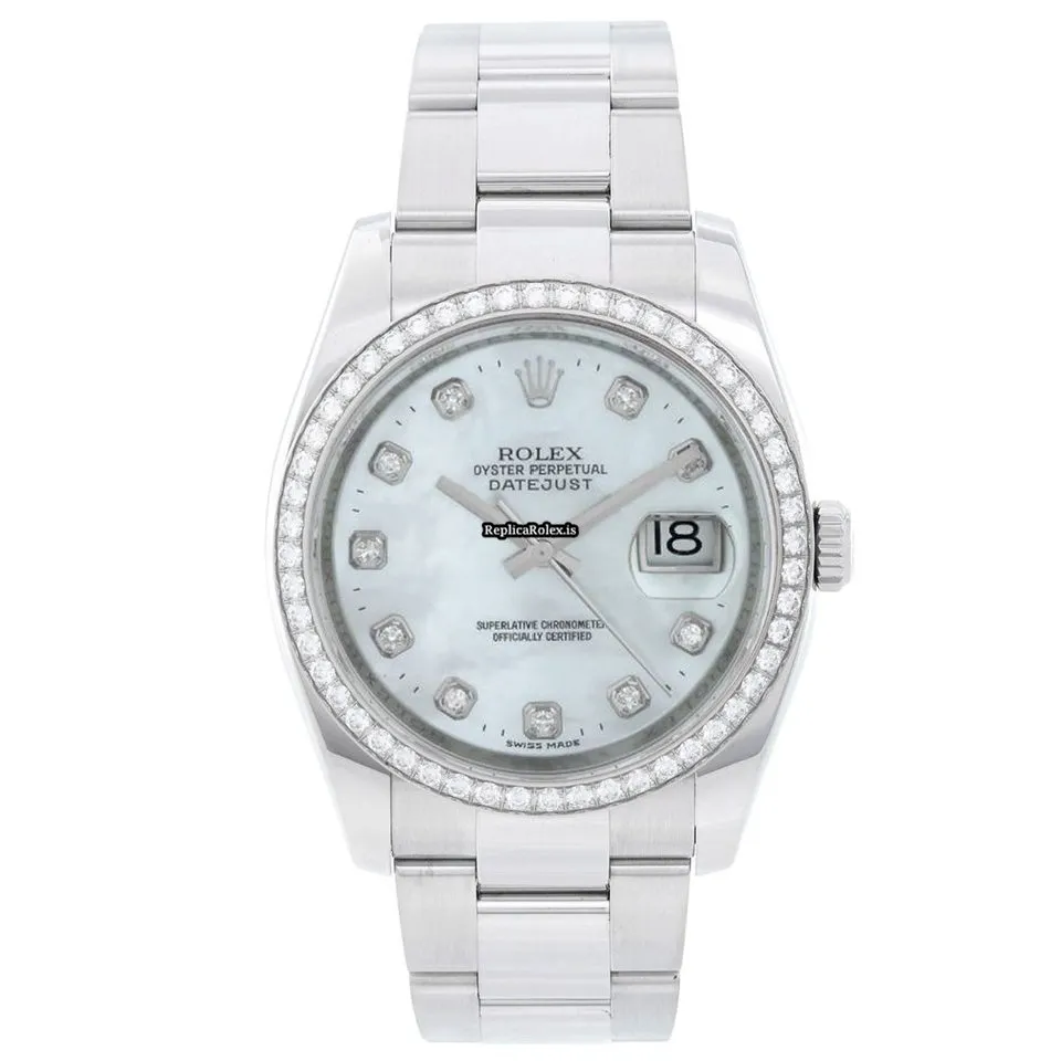 Amazing Replica Rolex Datejust 116244 Automatic Movement 36mm Steel Case Mens/unisex Watch