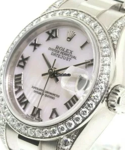 Lovely Copies Rolex Lady-datejust 179159mrp Automatic Movement 26mm White Gold Case Womens Watch