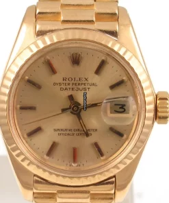 Top Replica Rolex Lady-datejust 6917 Caliber 2030 Automatic Movement 26mm Yellow Gold Case Womens Watch