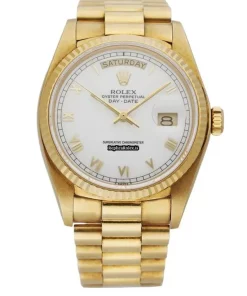Mind-boggling Fake Rolex Day-date 36 18038 Caliber 3055 Automatic Movement 36mm Yellow Gold Case Mens/unisex Watch