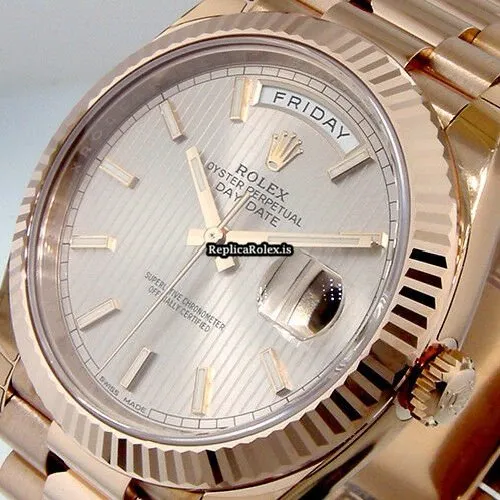 Amazing Fakes Rolex Day-date 40 228235 Automatic Movement 40mm Rose Gold Case Mens/unisex Watch