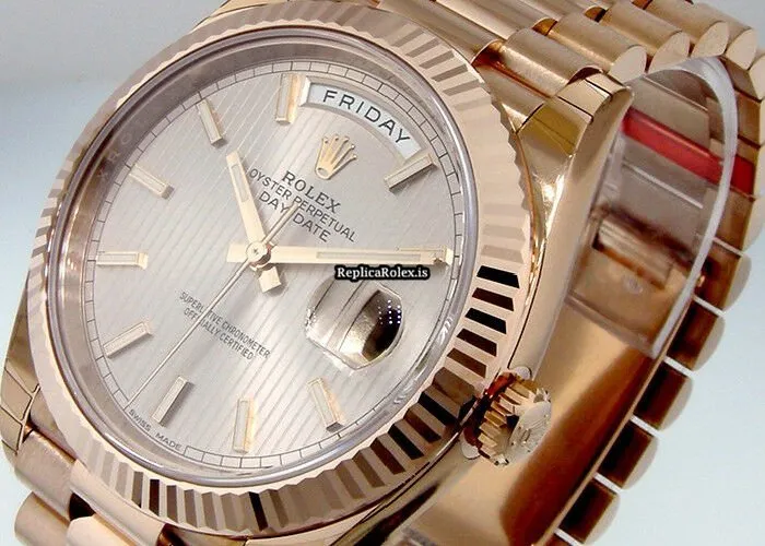 Amazing Fakes Rolex Day-date 40 228235 Automatic Movement 40mm Rose Gold Case Mens/unisex Watch - Image 2