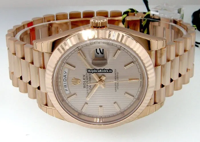 Amazing Fakes Rolex Day-date 40 228235 Automatic Movement 40mm Rose Gold Case Mens/unisex Watch - Image 3