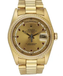 Excellent Fakes Rolex Day-date 36 18238 Automatic Movement 36mm Yellow Gold Case Mens/unisex Watch