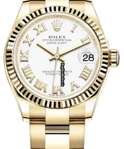 Incredible Replica Rolex Datejust 278278 Automatic Movement 31mm Yellow Gold Case Womens Watch