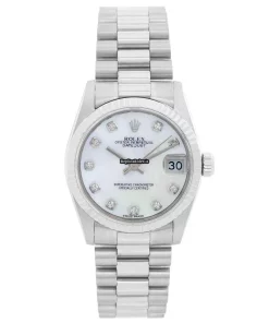 Distinctive Replica Rolex Datejust 68279 Automatic Movement 30mm White Gold Case Mens/unisex Watch