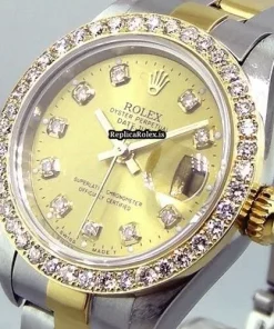 Excellent Fake Rolex Lady-datejust 69173 Caliber 2135 Automatic Movement 26mm Steel Case Womens Watch