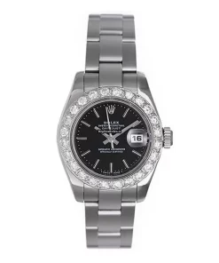 Fabulous Fake Rolex Lady-datejust 179160 Automatic Movement 26mm Steel Case Womens Watch