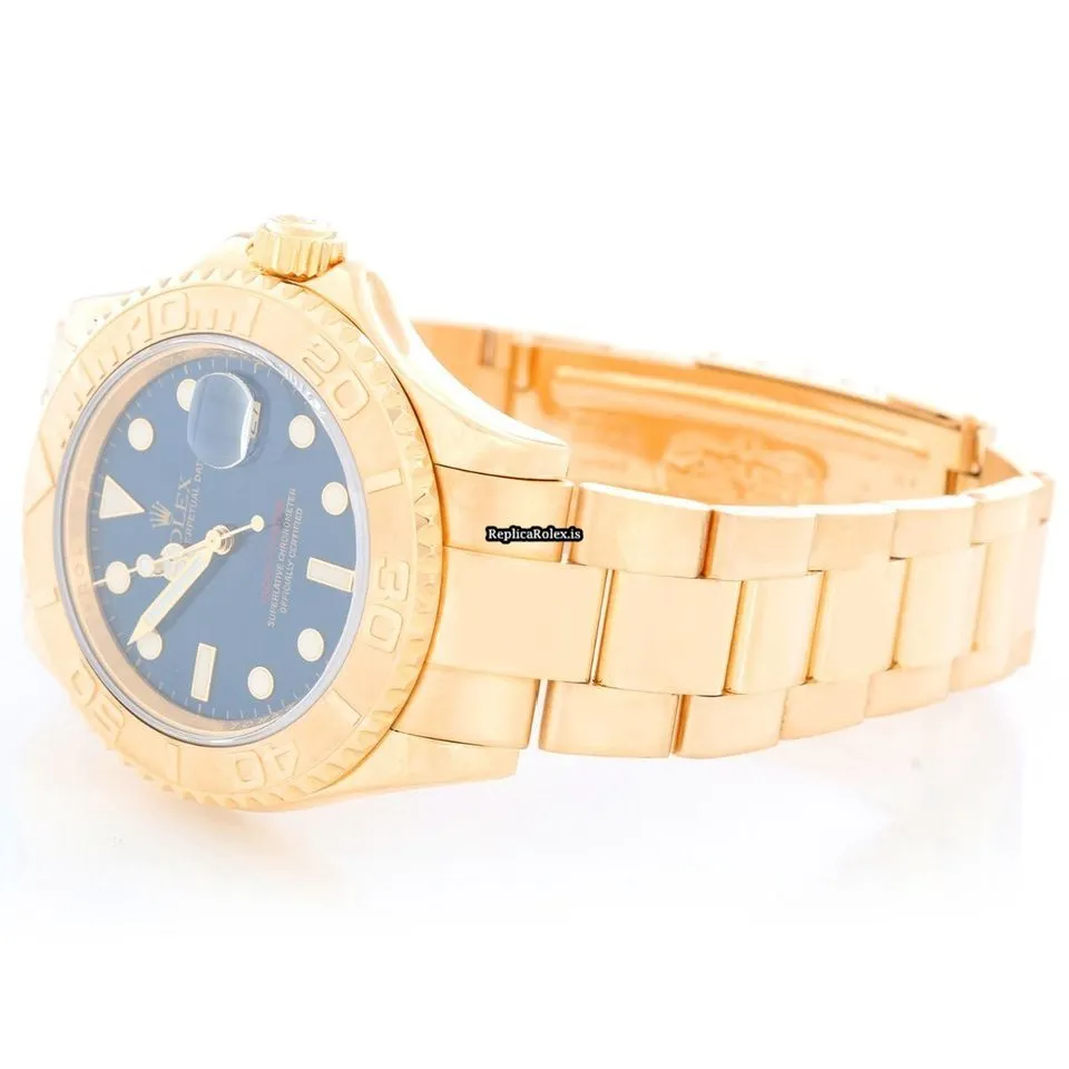 Exquisite Fake Rolex Yacht-master 16628 Automatic Movement 40mm Yellow Gold Case Mens/unisex Watch - Image 2