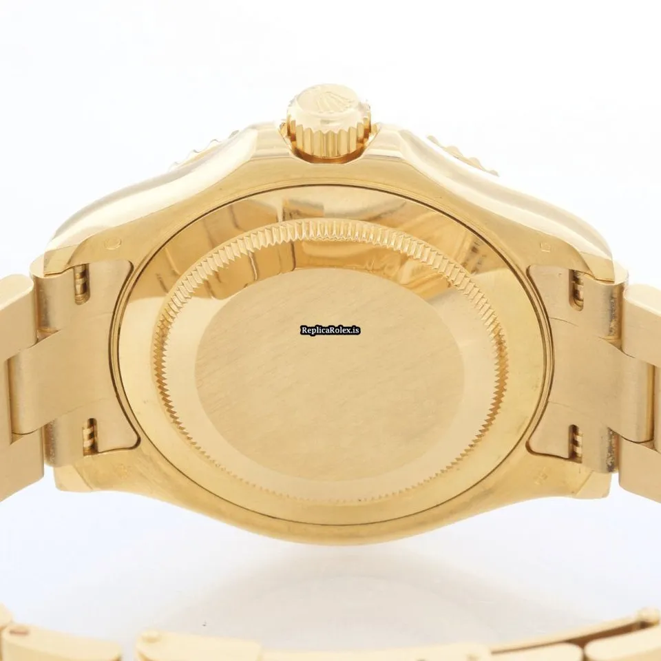 Exquisite Fake Rolex Yacht-master 16628 Automatic Movement 40mm Yellow Gold Case Mens/unisex Watch - Image 4