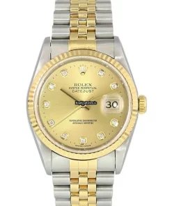 Well Made Replica Rolex Datejust 16233 Caliber 3135 Automatic Movement 36mm Steel Case Mens/unisex Watch