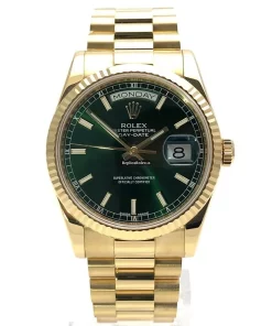 Affordable Replica Rolex Day-date 36 118238 Caliber 3155 Automatic Movement 36mm Yellow Gold Case Mens/unisex Watch