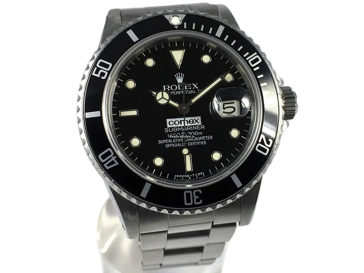 Wonderful Fake Rolex Submariner Date 16800 Caliber 3035 Automatic Movement 40mm Steel Case Mens/unisex Watch - Image 9
