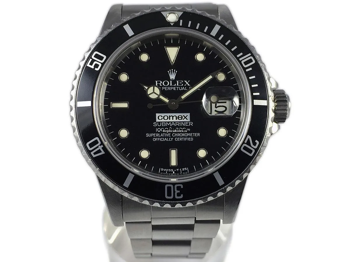 Wonderful Fake Rolex Submariner Date 16800 Caliber 3035 Automatic Movement 40mm Steel Case Mens/unisex Watch - Image 8