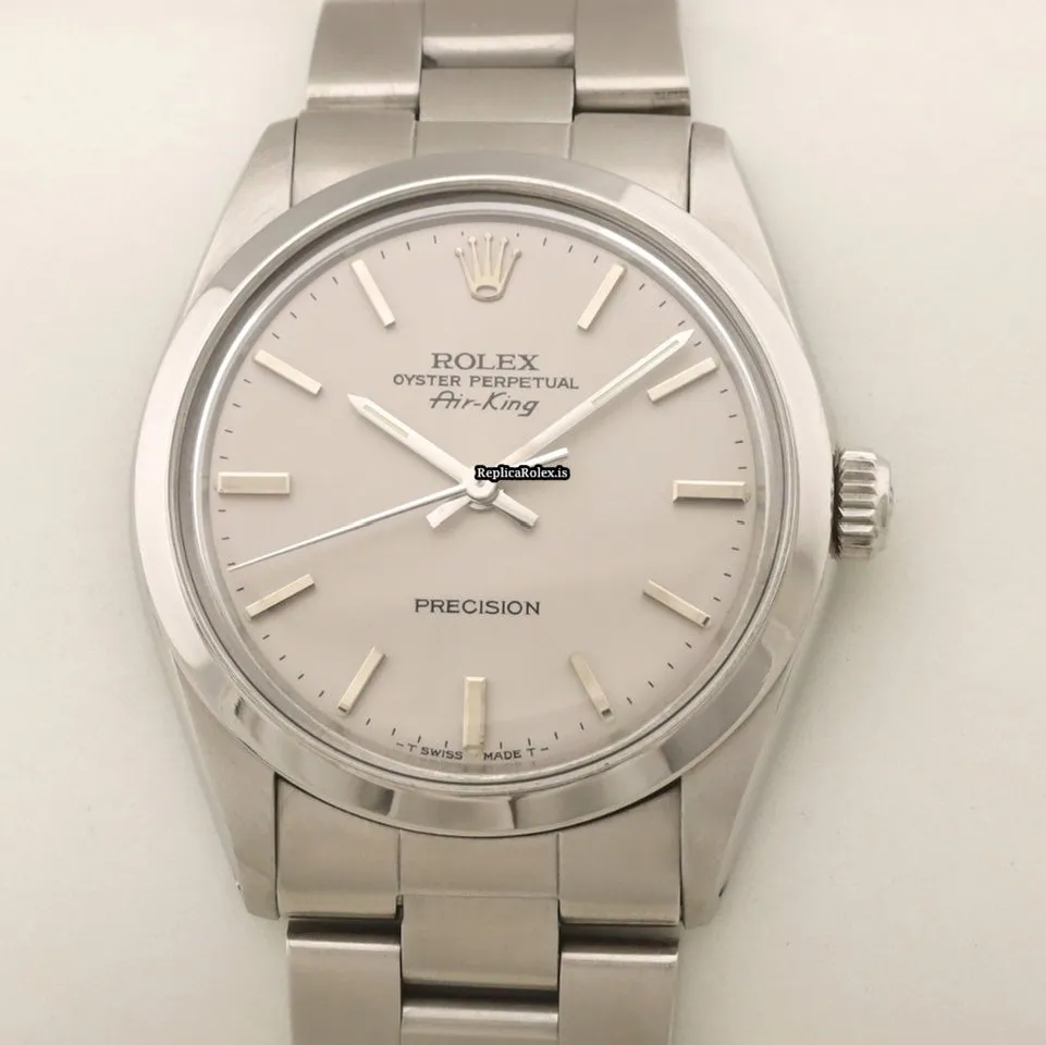 Top Replica Rolex Air King Precision 5500 Caliber 1520 Automatic Movement 34mm Steel Case Mens/unisex Watch