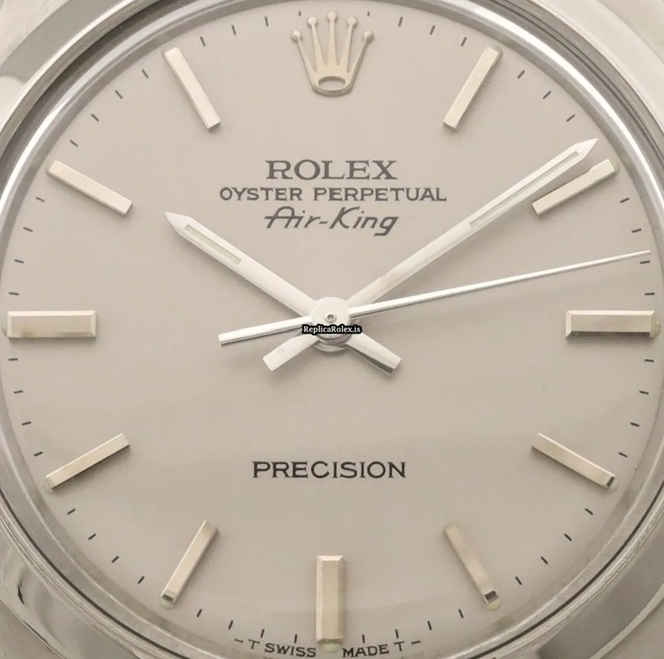 Top Replica Rolex Air King Precision 5500 Caliber 1520 Automatic Movement 34mm Steel Case Mens/unisex Watch - Image 2