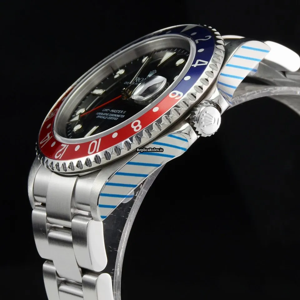 Special Fake Rolex Gmt-master II 16710 Caliber 3185 Automatic Movement 40mm Steel Case Mens/unisex Watch - Image 11
