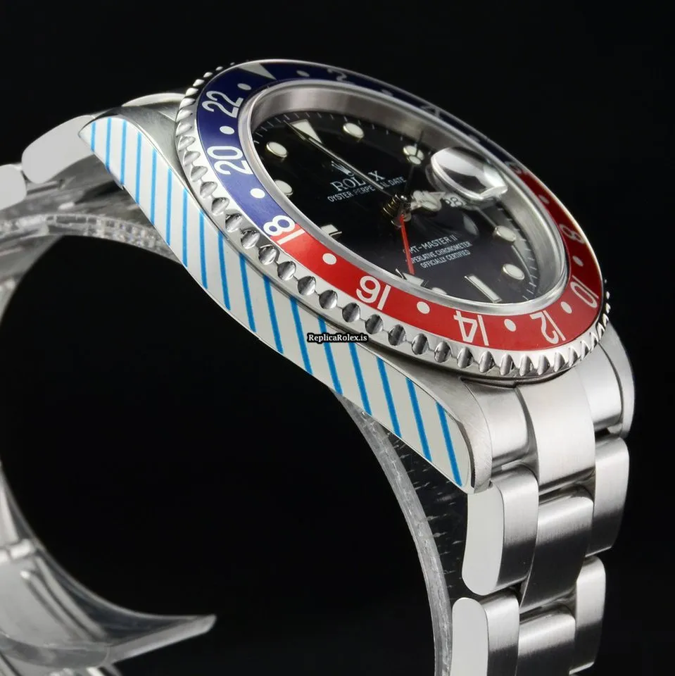 Special Fake Rolex Gmt-master II 16710 Caliber 3185 Automatic Movement 40mm Steel Case Mens/unisex Watch - Image 12