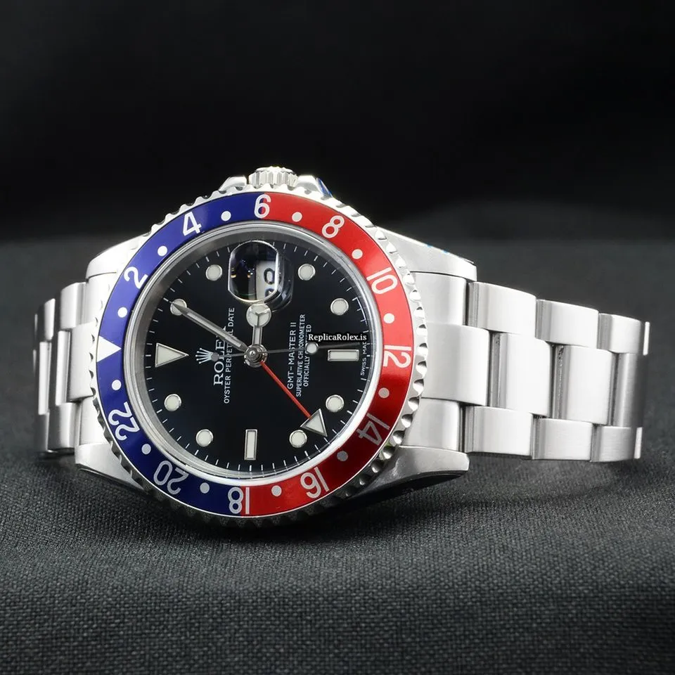 Special Fake Rolex Gmt-master II 16710 Caliber 3185 Automatic Movement 40mm Steel Case Mens/unisex Watch - Image 3