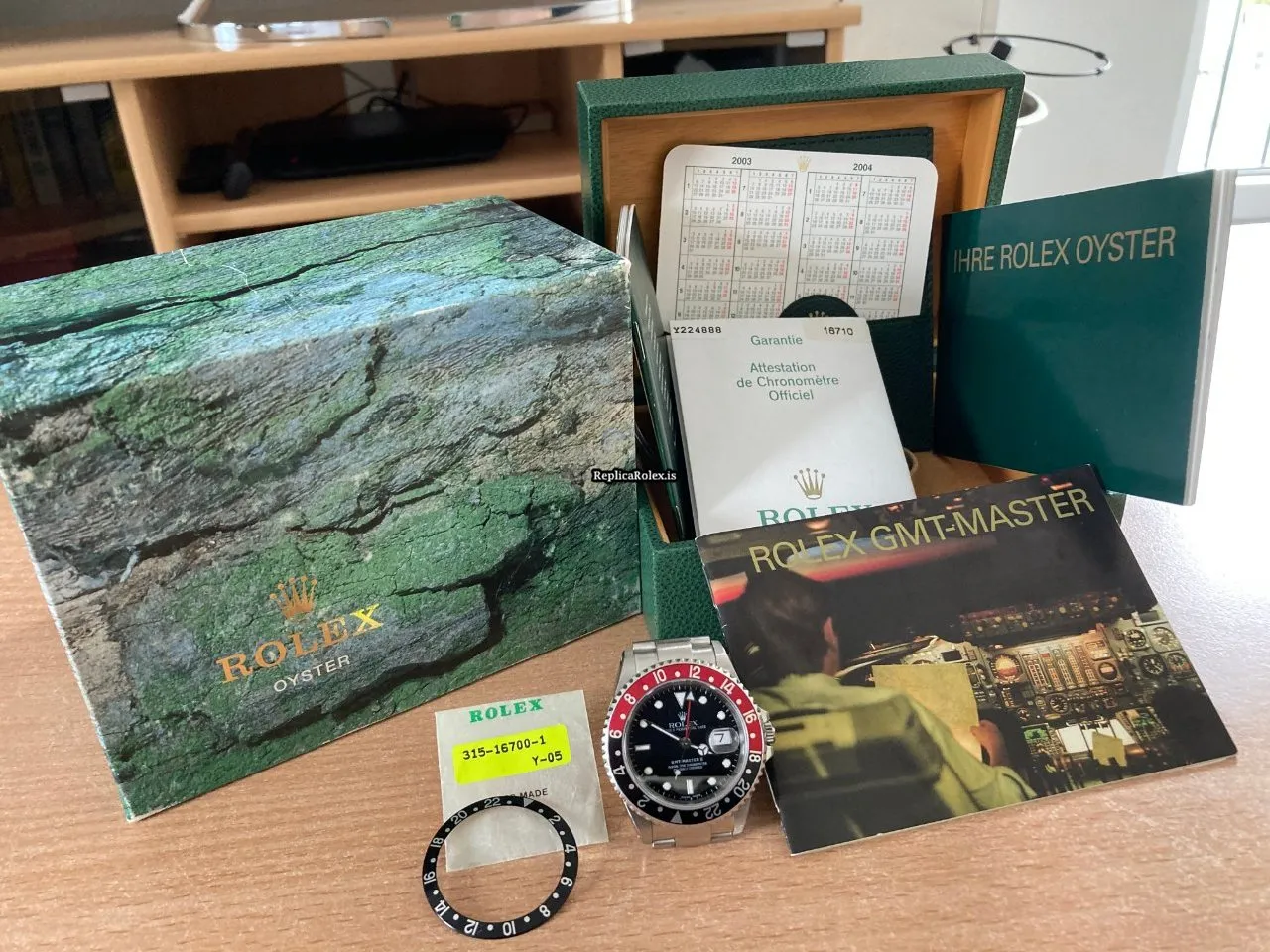 Wholesale Knockoff Rolex Gmt-master II 16710 Caliber 3185 Automatic Movement 40mm Steel Case Mens/unisex Watch