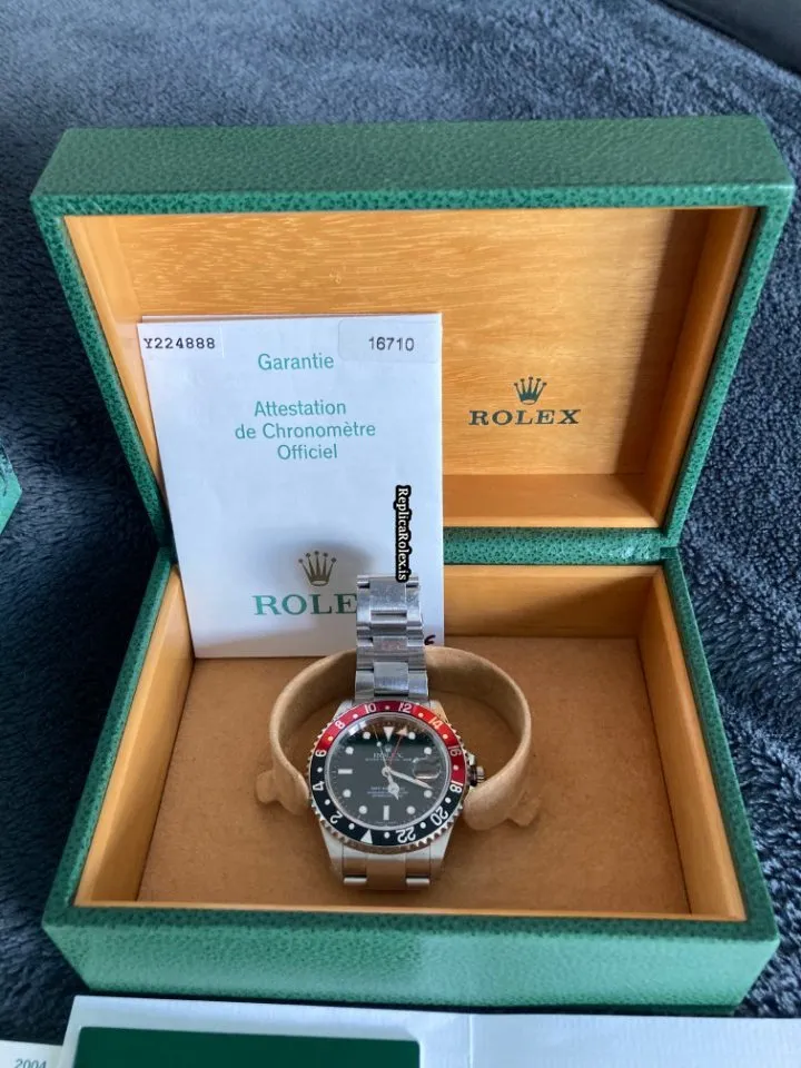 Wholesale Knockoff Rolex Gmt-master II 16710 Caliber 3185 Automatic Movement 40mm Steel Case Mens/unisex Watch - Image 10