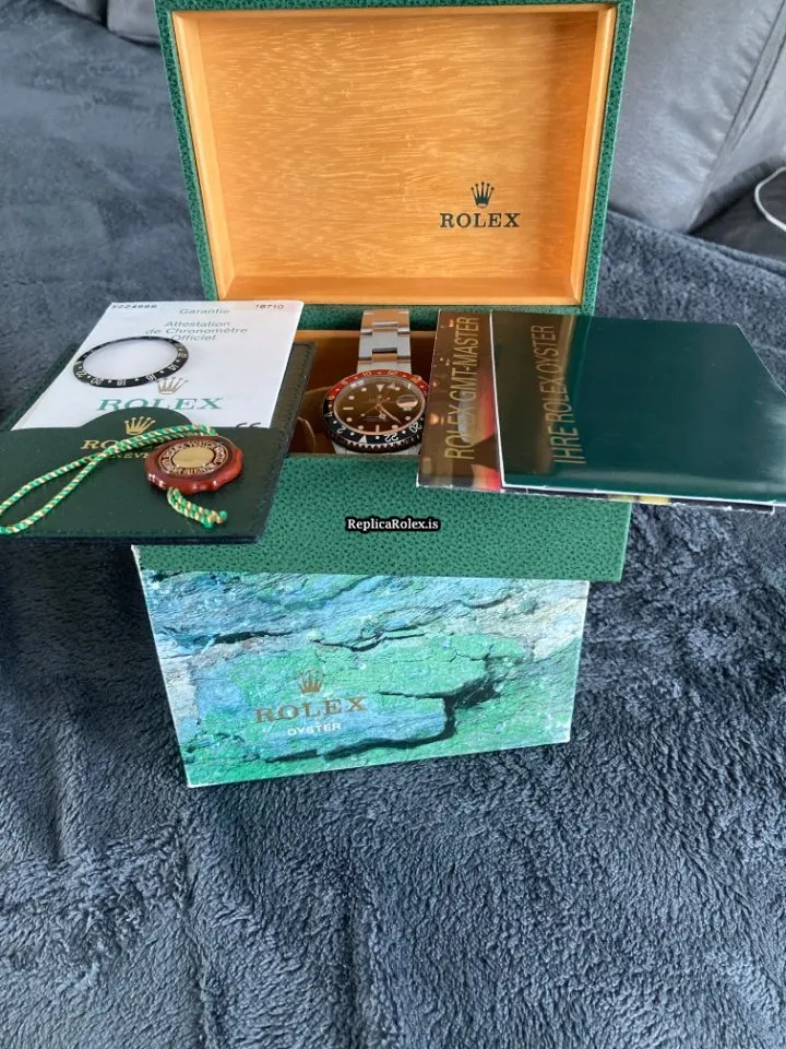 Wholesale Knockoff Rolex Gmt-master II 16710 Caliber 3185 Automatic Movement 40mm Steel Case Mens/unisex Watch - Image 4