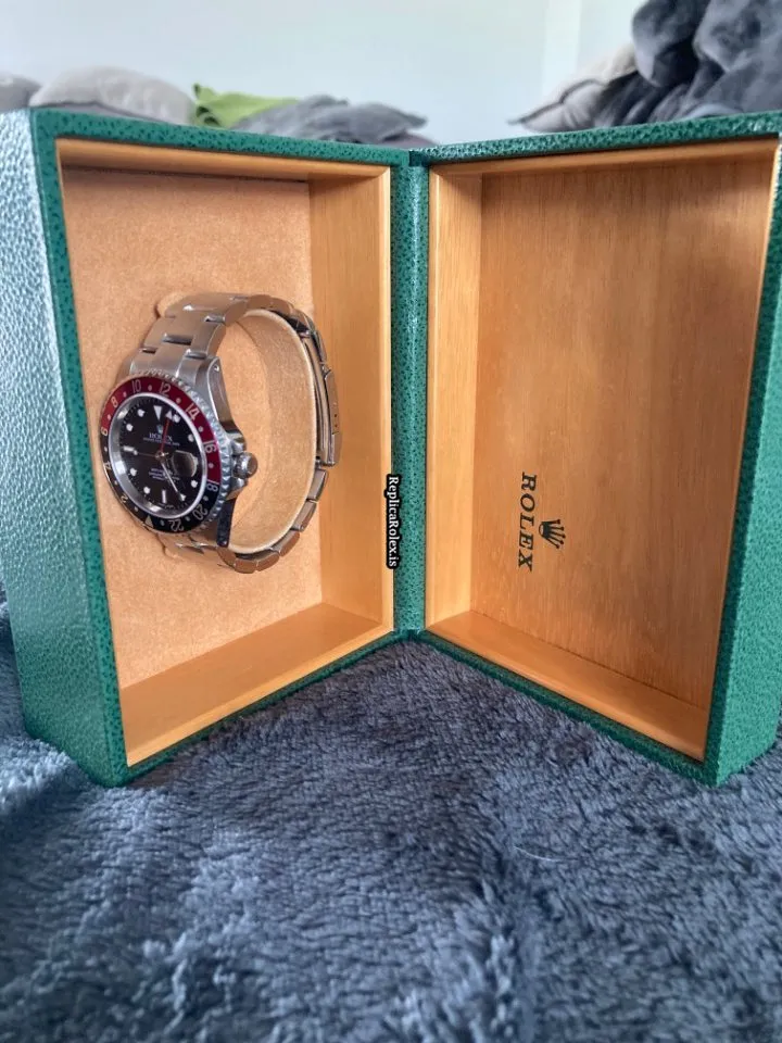 Wholesale Knockoff Rolex Gmt-master II 16710 Caliber 3185 Automatic Movement 40mm Steel Case Mens/unisex Watch - Image 9