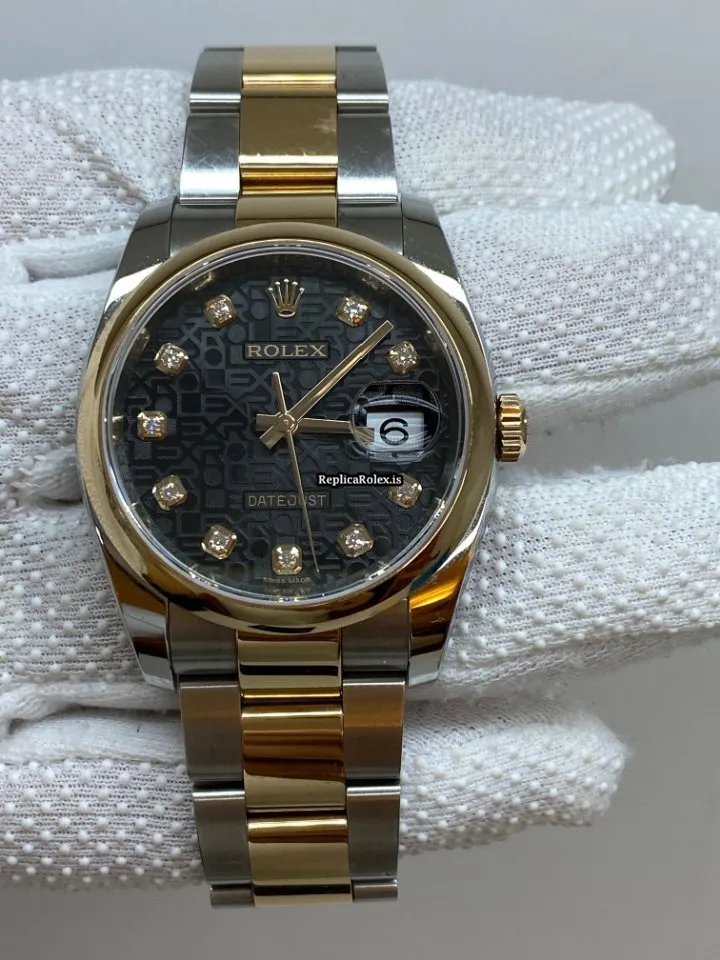 Incredible Replica Rolex Datejust 116201 Automatic Movement 36mm Gold/steel Case Mens/unisex Watch