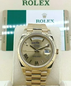 Design Replicas Rolex Day-date 40 228238 Caliber 3255 Automatic Movement 40mm Yellow Gold Case Mens/unisex Watch