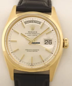 Well Made Replica Rolex Day-date 6612 Caliber 1055 Automatic Movement 36mm Yellow Gold Case Mens/unisex Watch