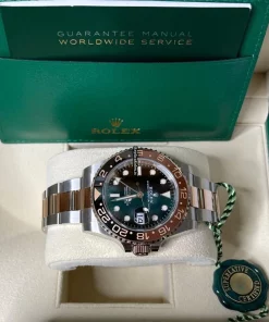 Nice Replica Rolex Gmt-master II 126711chnr Caliber 3285 Automatic Movement 40mm Gold/steel Case Mens/unisex Watch