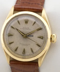 Trustworthy Clone Rolex Bubble Back 6285 Bubbleback Automatic Movement 34mm Yellow Gold Case Mens/unisex Watch