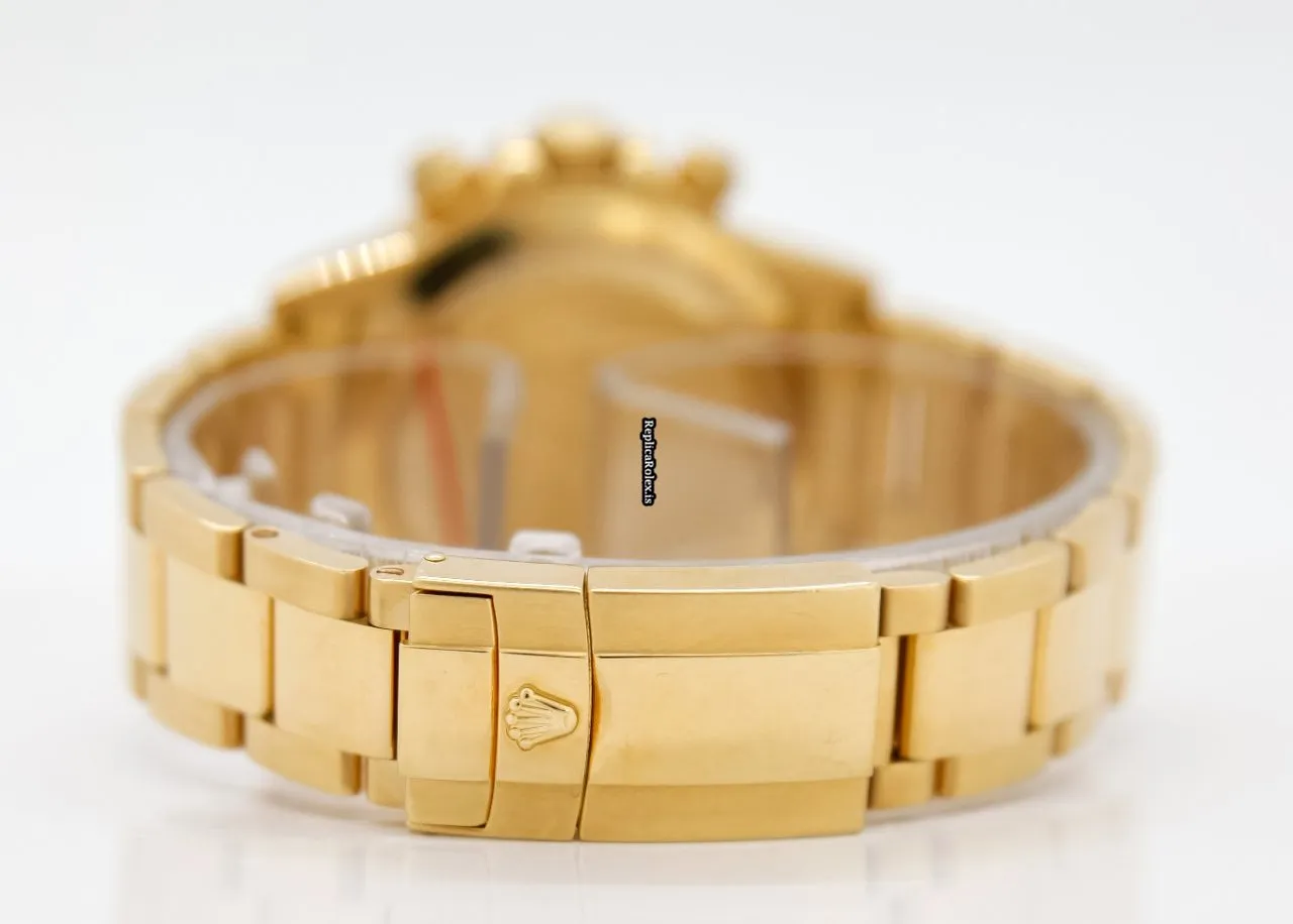 Best Replica Rolex Daytona 116528 Caliber 4130 Automatic Movement 40mm Yellow Gold Case Mens/unisex Watch - Image 5